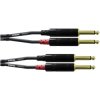 Cordial CFU 1,5 PP Audio Adapter cable Black 1.50 m 2x Jack 6.35 mm to 2x Jack