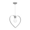 Lampa Wisząca Amore Grey 1Xe27 Mlp9822 Milagro