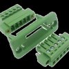 Szybkozłączka przelotowa na panel 5 pin 3,81mm raster