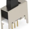 Slide switch, On-On, 1 pole, straight, 0.4 A/20 VDC, 1825257-2