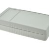Obudowa; do przyrządów; ręczna; G968G(S); ABS; 180mm; 100mm; 40mm; jasnoszary; z koszykiem na baterie; RoHS; Gainta