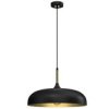 Lampa Wisząca Lincoln Black/Gold 1Xe27 Mlp7898 Milagro