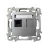 SZAFIR Gniazdo telefoniczne pojedyncze srebrny GPT-1Z/m/18