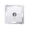 SIMON54 biały DASF1.01/11 Gniazdo typu F pojedyn.
