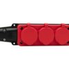 Listwa Gumowa 3X230v 16A Ip54 Czerwona