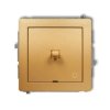 DECO Przycisk /światło/ w stylu amerykańskim złoty 29DWPUS-5