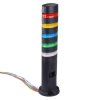 LD6A-5DZQB-RYSGW Red/Yellow/Blue/Green/White Stack Light LED Tower with Sounder & Flasher Direct Mount 24VAC/DC IDEC