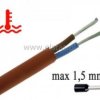 Przewód silikonowy SIHF 2x1,5 czerwony, linka,Cu