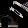 EX-44384 EXSYS PCIe Card 4S Serial RS-232 + Cable, bracket