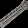 Press-in threaded bolt, M2.5, Ø 4.1 mm, 6 mm, steel, stainless, 004.62.229