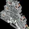 2202-3227 Three-tier feed-through terminal, dia. 0.25 - 2.5 mm, PE/L/L
