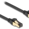 kabel LAN Delock 80251, 1 szt., RJ45, CAT 7, S/FTP, 5.00 m, czarny