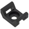 Podstawka montażowa przykręcana do opasek zaciskowych 22x16 czarny /20szt./