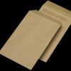 Shipping envelopes without windows, DIN C5, self-adhesive, brown