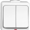 JANTAR-bis Łącznik świecznikowy z podświetleniem n/t IP44 biały WNT-2J-b/S