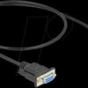 86822 Serial Cable RS-232 D-Sub9 female to female with narrow plug hou