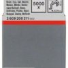 Zszywki z cienkiego drutu, typ 53, 11,4 x 0,74 x 10 mm, 5000 szt. Bosch Accessories 2609200211, N/A, Wymiary (D x S) 10