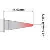 Grot lutowniczy ołówkowy Thermaltronics Kształt stożkowy zaostrzony 1 mm S