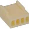 Gniazdo; HU-04; 4 tory; proste; 2,54mm; na przewód; RoHS