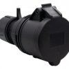 Gniazdo siłowe przenośne 32A 5p 380V-415V /FE/ IP44 czarne