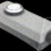 1.22.392.000/2000 E-Box M12 - gray housing with illuminated pushbutton, Flexlab, 1