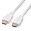 Value Hdmi High Speed Cable Met Ethernet M-M, Wit, 10 M