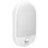 NEFRYT LED 10W, oprawa ogrodowa z czujnikiem ruchu 140st, 800lm, IP54, 4000K, biała,AD-OP-6110WLPMR4