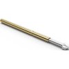 Standard test pin with probe, external hexagon, Ø 0.9 mm, travel  2.54 mm, pitch 1.27 mm, L 16.5 mm, F11107S090N085
