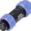 Złącze IP68 serii SP13 Weipu SP1310 / S 5 II, 1 szt.