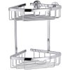 tesa 40205-00000-00 ALUXX corner shower rack Adhesive chrome glossy