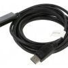 CA-DPHD11CC-0050BK Kabel DisplayPort wtyk,HDMI wtyk DisplayPort 1.1 5m czarny
