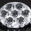 Soczewka LED punktowa 7-LEDowa 40 (Dia.) x 10.7mm, D 40mm, kąt widzenia 18°, do użytku z Cree XP-E, Cree XP-G, Lumileds