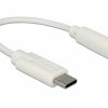 Delock USB 2.0 adapter [1x złącze męskie USB-C - 1x złącze męskie jack 3,5 mm] 65913 0.14 m