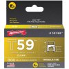 Arrow A591188 T59 Insulated Staples Clear 6 x 8mm Box 300