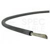 Kabel silikonowy SIF 180°C 0,5mm2 jednożyłowy czarny 300/500V ciepłoodporny bezhalogenowy LSOH linka Basoglu