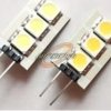 ŻARÓWKA LED G-4 3x5050 0.6W 40lm BIAŁA ZIMNA