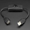 Adafruit USB Cable with Switch