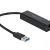 Delock USB 2.0 adapter [1x Złącze męskie USB typu A - 1x złącze żeńskie RJ45] 66299 0.15 m