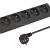 Przedłużacz 5GN 1,5m + 0 czarny