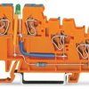 WAGO 270-564/281-483 3-przew. zł. zasil. z LED do czujników