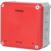 Puszka instalacyjna natynkowa NFK14 140x140x81mm bezhalogenowa hermetyczna IP66 czerwona do lamp awaryjnych NEPTUN Compact F-TRO