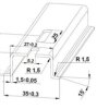 Szyna montażowa TS 35x15 Aluminium (pełna) - 1000 mm (za szt.)