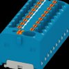 1047431 PTFIX distributor block, 4/18x1.5, blue