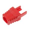 Odgiętka wtyku RJ45 8P8C Ethernet, czerwona, do przewodu sieciowego