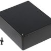 Aluminum die cast enclosure, (L x W x H) 145 x 121 x 56 mm, black (RAL 9005), IP65, 1590WXBK