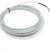 Termopara z odsłoniętym złączem K średnica 1/0.508mm długość 10m -60°C do +350°C Końcówka z gołym kablem RS PRO