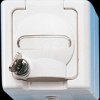 1034.0200.0 One-way wet room socket, with lock