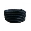 Rura elastyczna spiralna GUS (RSF) 50 czarna odporna na UV krążek 30mb karbowana