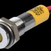 Q6F3CXXY24E Indicator LED, 24 V DC, 6 mm, wired, yellow/BrC