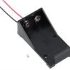 BAT1x6F22-B Koszyk baterii 1 x 6F22(9V) z kabelkiem wymiary: 30x54x21cm